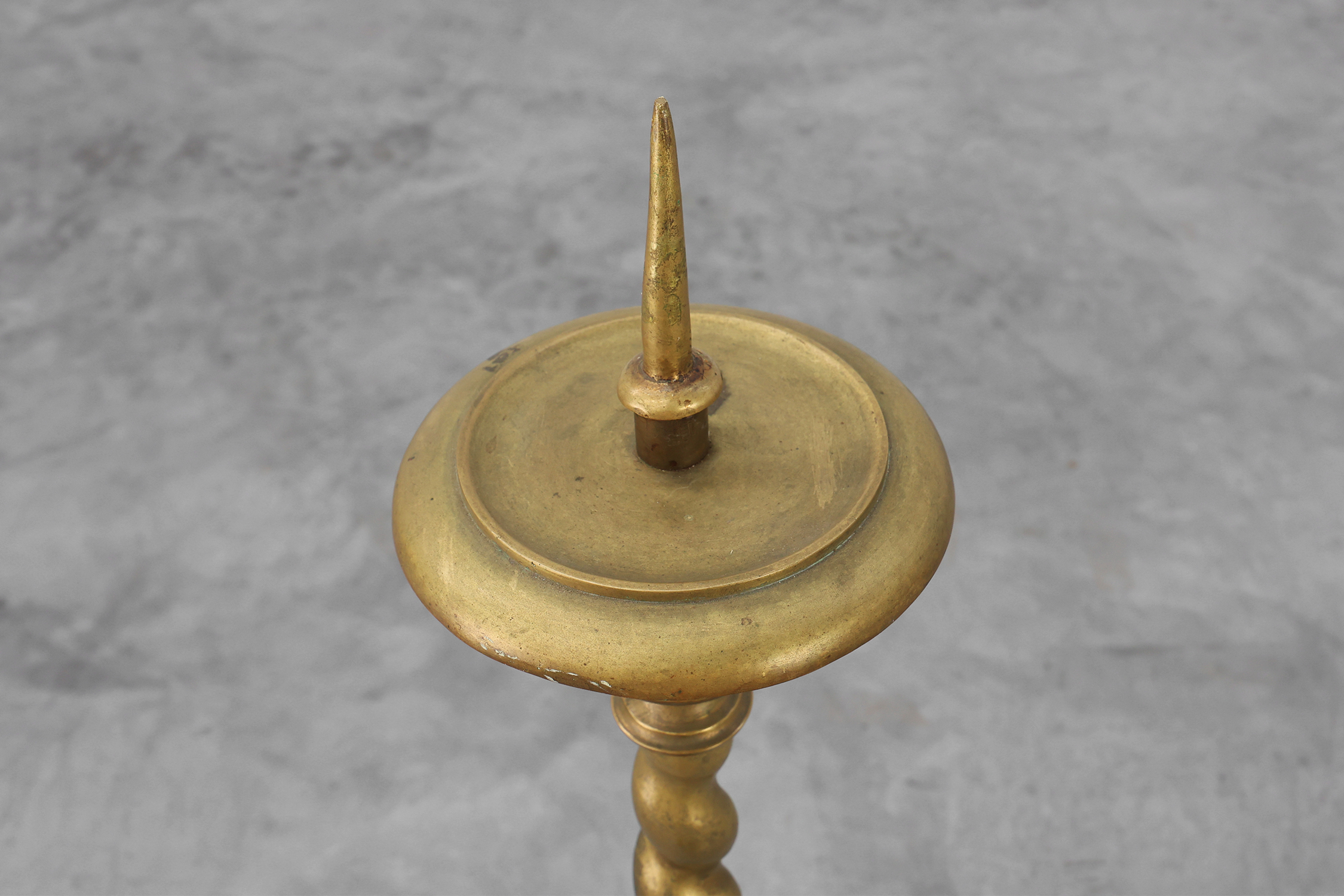 Large copper church candle holder, France 19th centurythumbnail